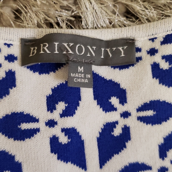 Brixon Ivy Geometric Print Dress Size Med - Picture 6 of 8